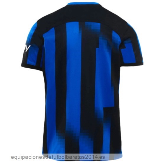 Nuevo Tailandia 1ª Camiseta Inter Milan 23/24 Azul Blanco Baratas